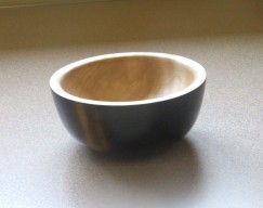 Small coloured bowl by Geoff Christie